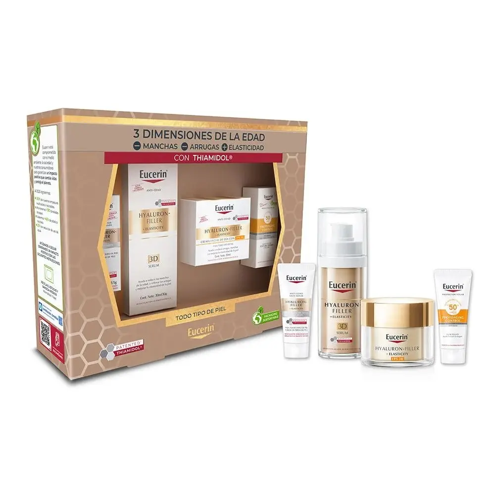 [E387746] Pack Antiedad Eucerin Filler Elasticity Serum + crema Fps 30+