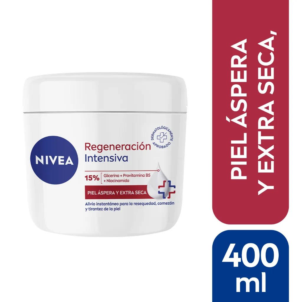 [N129402] Crema regeneración intensiva piel aspera y extra seca nivea 400ml