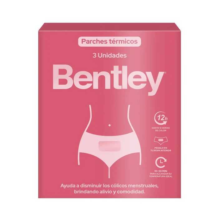 [P453490] Parches Térmicos Menstruales Bentley 3 unidades