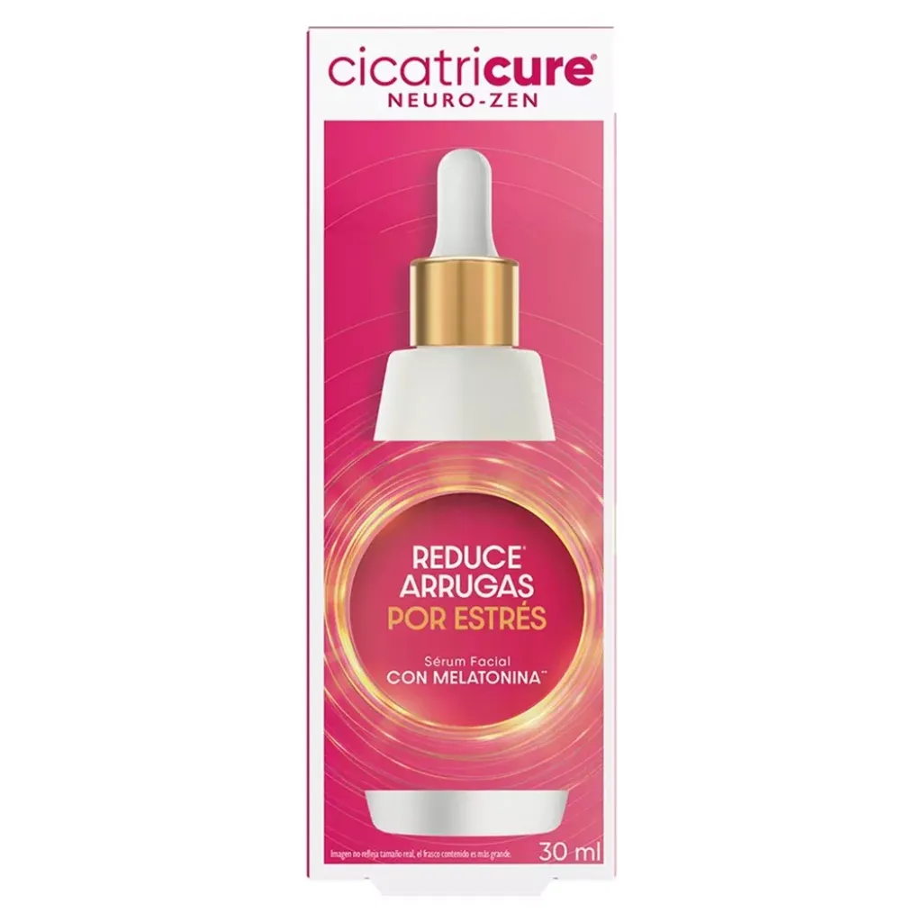 Cicatricure Neuro-zen serum facial con melatonica reduce arrugas por estres 30ml