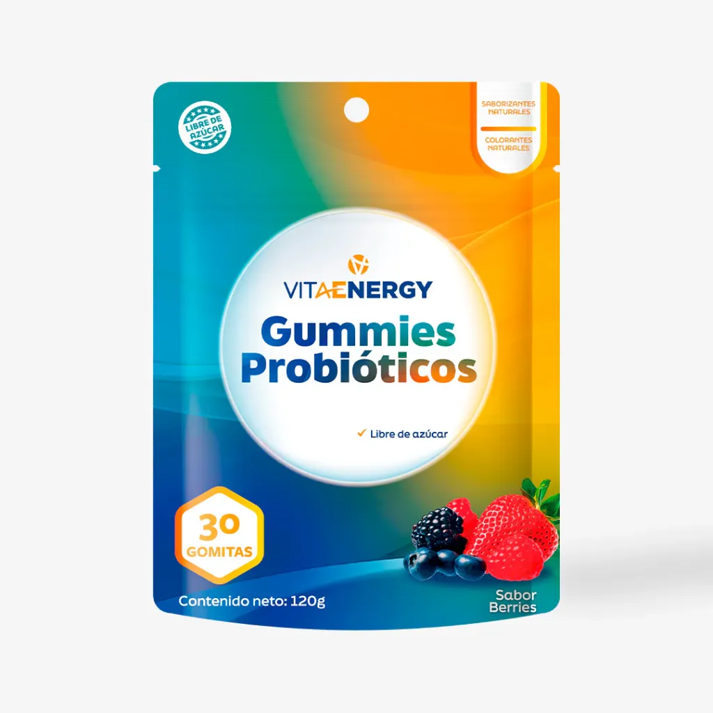 VitaEnergy Gummies gomitas probióticos sabor berries 30 und